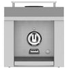 Hestan AGB121LP 12 Inch Side Burner with 20,000 BTU for Built-In Grills