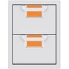 Hestan AEDR16OR Double Drawer, 16-Inch - Orange Parts