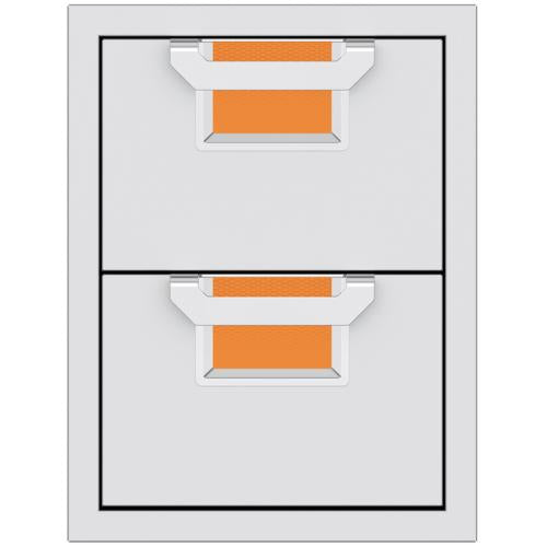Hestan AEDR16OR Double Drawer, 16-Inch - Orange