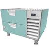Hestan HRBS72TQ Refrigerated Base, 72, Self-Contained, Assembly, Turquoise Parts