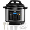 Midea CPC80116MBMS COMFEE' 8-Quart 16-in-1 Electric Pressure Cooker, Black Stainless