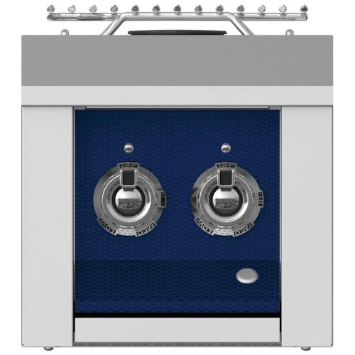 Hestan AEB122NGDB Double Aspire Side Burner, Built-In, 12-Inch - Ng - Dark Blu