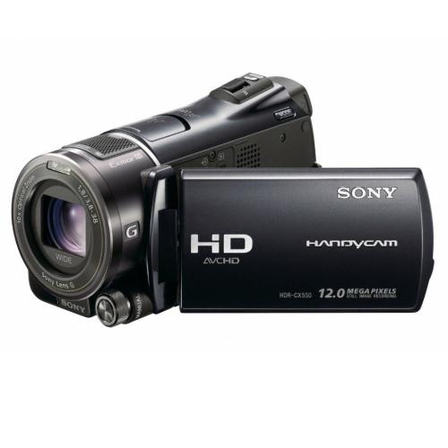 Sony HDRCX550V High Definition Flash Memory HandycamÂ® Camcorder; Black
