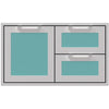 Hestan AGSDR42TQ Double Drawer And Storage Door Combination, Marquise, 42-Inc Parts