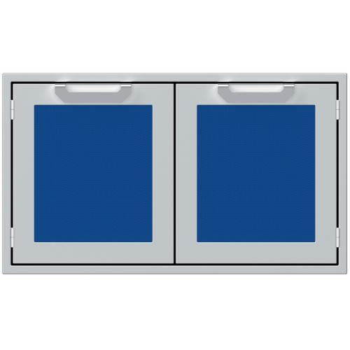 Hestan AGLP36BU Double Sealed Pantry Storage Doors, Marquise, 36-Inch - Blue