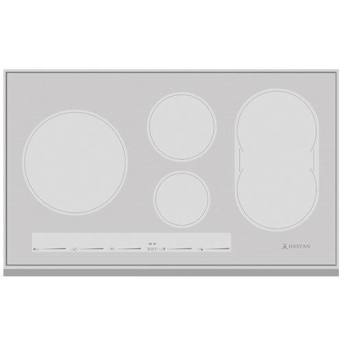 Hestan KIC36MS Cooktop, Induction, 36-Inch - Metallic Silver