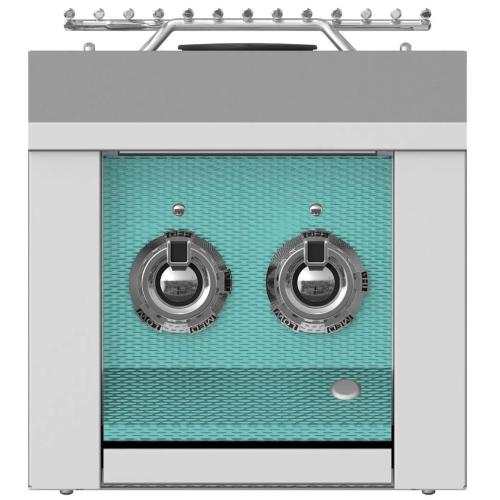 Hestan AEB122LPTQ Double Aspire Side Burner, Built-In, 12-Inch - Lp - Turquois
