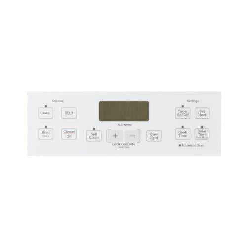 GE Touchpad Control Panel Overlay (White) JB256DM1WW