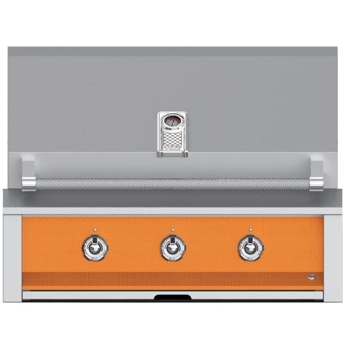 Hestan EAB36NGOR Grill, Aspire, Built-In, (3) U-Burner, 36-Inch - Ng - Orange
