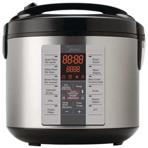 Midea MBM25C Full Intelligent Logic Rice Cooker with Multi-Program Settings