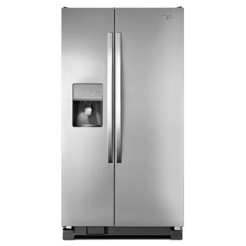 Whirlpool WRS331FDDM01 Side By Side Refrigerator Monochromatic Stainless