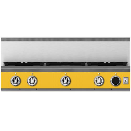 Hestan KRTS365NGYW Rangetop, Smart, 5 Burner, 36-Inch - Ng - Yellow