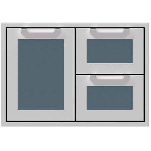 Hestan AGSDR30GG Double Drawer And Storage Door Combination, Marquise, 30-Inc