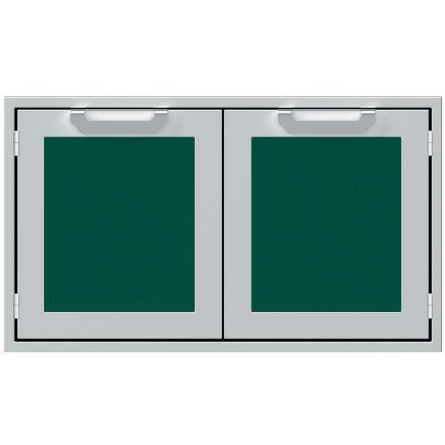 Hestan AGLP36GR Double Sealed Pantry Storage Doors, Marquise, 36-Inch - Gree