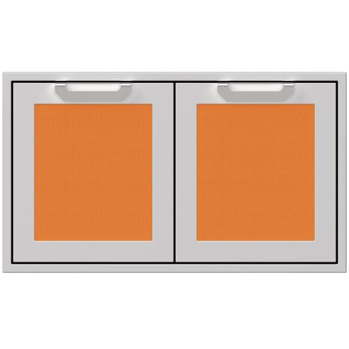 Hestan AGSD42OR Double Storage Doors, Marquise, 42-Inch , Orange