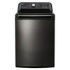 LG WT7600HKA 27 Inch 5.2 cu. ft. Top Load Washer with Steam, SmartDiagnosis™, TurboWash® Technology, StainCare™, ColdWash™, SlamProof Lid, 5.2 cu. ft. Capacity, 14 Wash Cycles, TrueBalance™ Anti-Vibration and ENERGY STAR®: Black Stainless Steel Parts