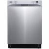 Midea MDF24P01ST 24-Inch Tall Tub Built-In Dishwasher, Stainless Steel