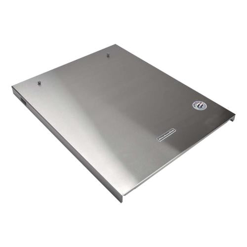 Whirlpool Part# WPW10195870 Front Door Panel (OEM) Stainless Steel