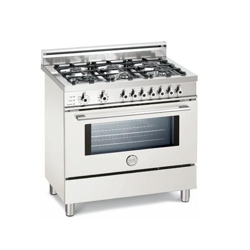 Bertazzoni X366PIRBI Professional Series 36 Inch Pro-Style Dual-Fuel Range with 6 Sealed Burners
