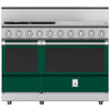 Hestan KRG484GDLPGR Range, 4 Burner With Griddle, All Gas, 48-Inch - Lp - Green