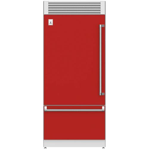 Hestan KRPR36RD Refrigerator, Bottom Mount, Top Compressor, Pro, Right Hinge