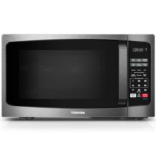 Midea MLEM09PABS Toshiba 0.9Cf Cmo, Black Stainless