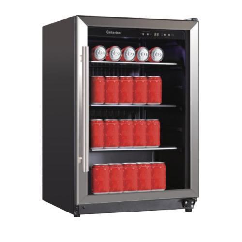 Midea CBC46M1S Compact Single-Zone Beverage Cooler with Adjustable Shelves