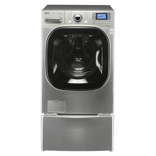 LG WM3875HVCA 27 Inch Front-Load Steam Washer with 4.2 cu. ft. Capacity, 14 Wash Cycles, 13 Options, SteamFresh/Sanitary Cycles, 1,400 RPM Spin Speed and LCD Display: Graphite Steel