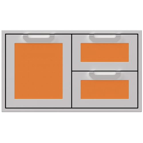 Hestan AGSDR42OR Double Drawer And Storage Door Combination, Marquise, 42-Inc