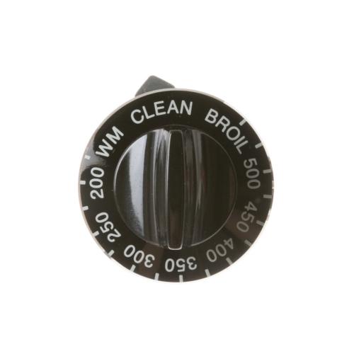 GE Part# WB3X5761 Temperature Control Knob (OEM) Glossy Black