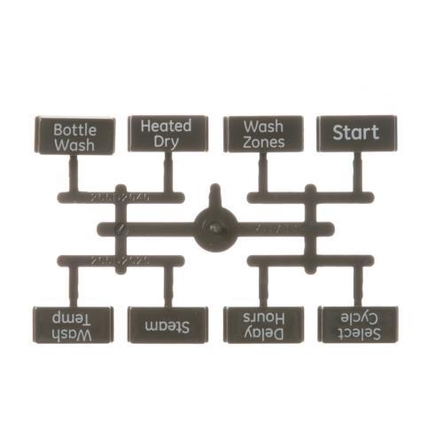 GE Button And Graphics Asm - WD09X20183
