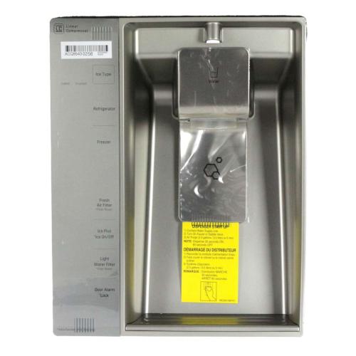 LG Water/Ice Dispenser Cover Assembly - Stianless ACQ85430256