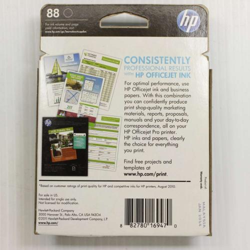 Hp Hp 88 Black Ink Cartridge - C9385AN