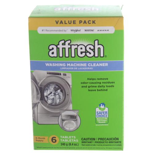 Whirlpool Part# W10501250 Affresh Washer Cleaner (6 CT) (OEM)