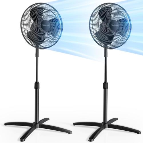 Midea PFS16M0APKL Pelonis 16-Inch Stand Up Oscillating Pedestal Fan