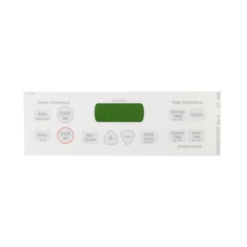 GE Range/Stove/Oven Overlay - WB27T10677