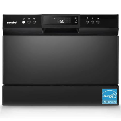 Midea CDC22P1BBB Comfee 4 Plates Dishwasher, Black