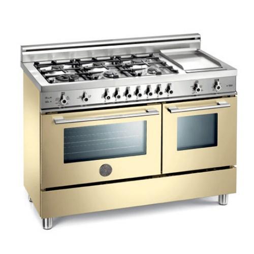 Bertazzoni X486GGGVCR Professional Series 48 Inch Pro-Style Gas Range with 6 Sealed Burners