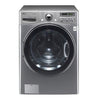 LG WM3550HVCA 27 Inch Front-Load Washer with 4.3 cu. ft. Capacity, 12 Wash Programs, SteamFresh/Allergiene Cycles, 11 Options, ColdWash Option and LoadSense Sensor: Graphite Steel Parts