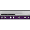Hestan KRT484GDNGPP Rangetop, 4 Burner With Griddle, 48-Inch - Ng - Purple Parts