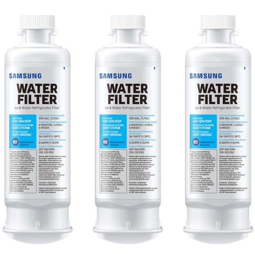 Samsung Part# HAF-QIN-3P/EXP Water Filter (3 Pack) - Genuine OEM