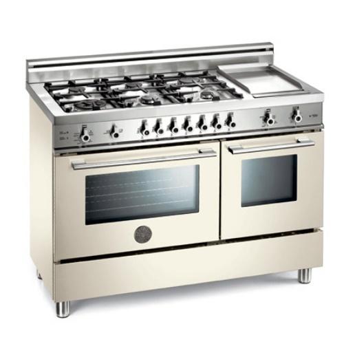 Bertazzoni X486GGGVBI Professional Series 48 Inch Pro-Style Gas Range with 6 Sealed Burners