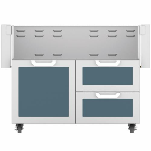 Hestan GCR42GG Double Drawer And Door Cart, 42-Inch - Dark Gray