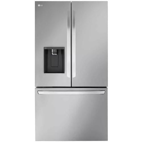 LG LRFXC2606S 26 Cu. Ft. Smart Counter-Depth Max Refrigerator With Dual Ic