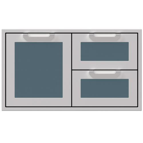 Hestan AGSDR42GG Double Drawer And Storage Door Combination, Marquise, 42-Inc