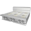 Hestan HSB366NGH2 36 Inch Single Flow Sealed Burner Assembly - 6 Burners, Natural Gas-H2