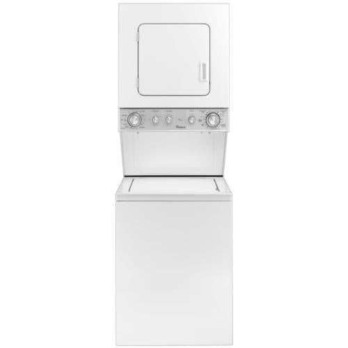 Whirlpool WET4024EW0 24 Inch Electric Stacked Washer Dryer Unit