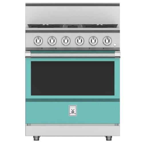 Hestan KRG304NGTQ Range, 4 Burner, All Gas, 30-Inch -Ng-Turquoise