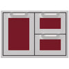 Hestan AGSDR30BG Double Drawer And Storage Door Combination, Marquise, 30-Inc Parts