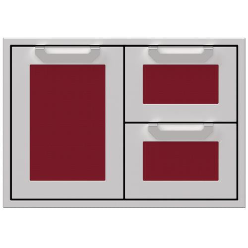 Hestan AGSDR30BG Double Drawer And Storage Door Combination, Marquise, 30-Inc